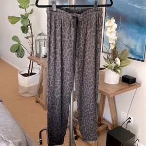 LNA Brushed Animal Print Jogger. Sz S